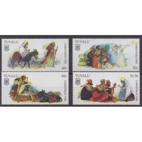 Original Tuvalu - 1998 - No 760/763 - Noël