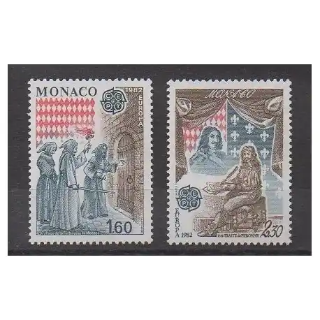 Acheter En Ligne Monaco - 1982 - No 1322/1323 - Europa