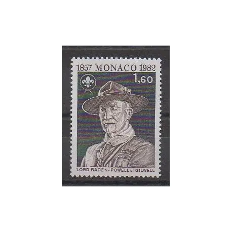 Prix Cassé Monaco - 1982 - No 1334 - Scoutisme