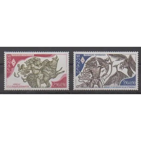 Monaco - 1982 - No 1342/1343 - Santé ou Croix-Rouge Achat Immédiat