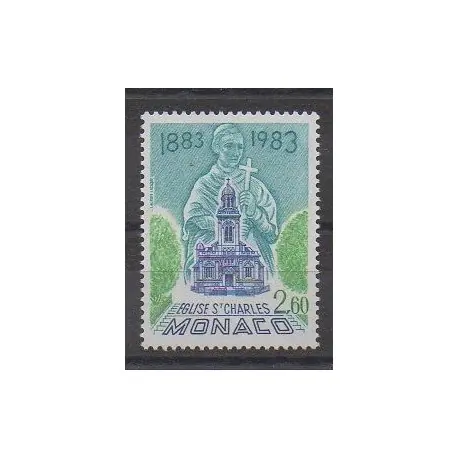 Monaco - 1983 - No 1368 - Églises Pas Cher
