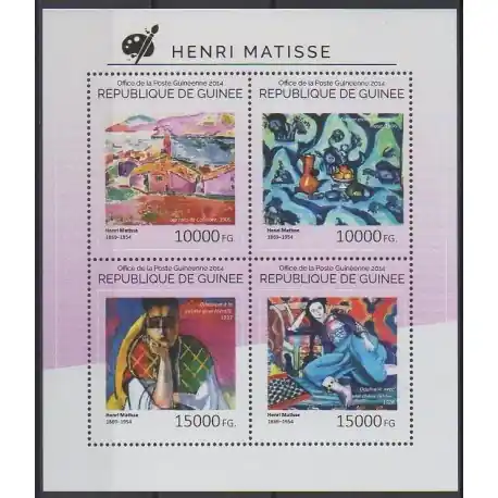 Promotion Saisonnière Guinée - 2014 - No 7430/7433 - Peinture