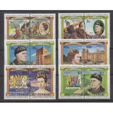 Marque Tuvalu - Nui - 1984 - No 9 - Royauté - Principauté