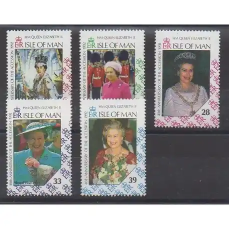 Man (Ile de) - 1992 - No 526/530 - Royauté - Principauté Must-Have