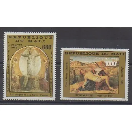 Top Vente Mali - 1982 - No PA447/PA448 - Peinture - Pâques