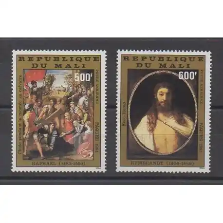 Prix Réduit Mali - 1981 - No PA416/PA417 - Peinture - Pâques