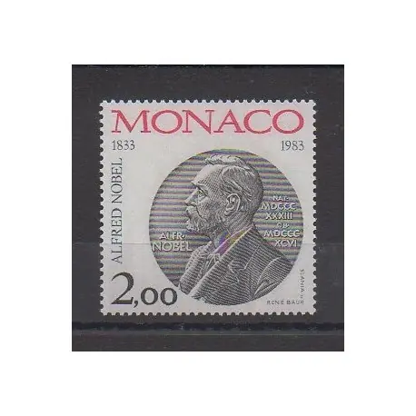 Marque Monaco - 1983 - No 1401 - Célébrités