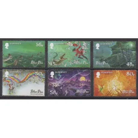 Aurigny (Alderney) - 2010 - No 390/395 - Walt Disney - Littérature Achetez Aujourd’hui