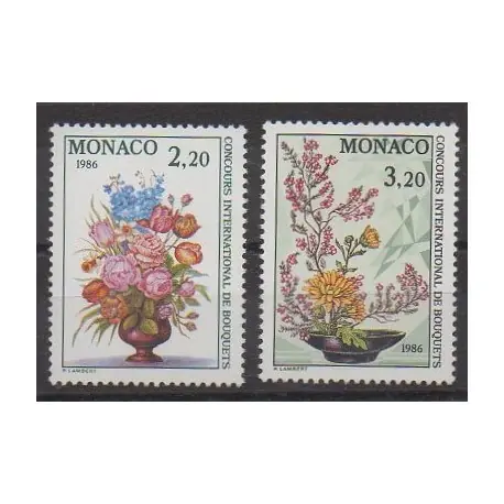 Top Qualité Monaco - 1985 - No 1497/1498 - Fleurs