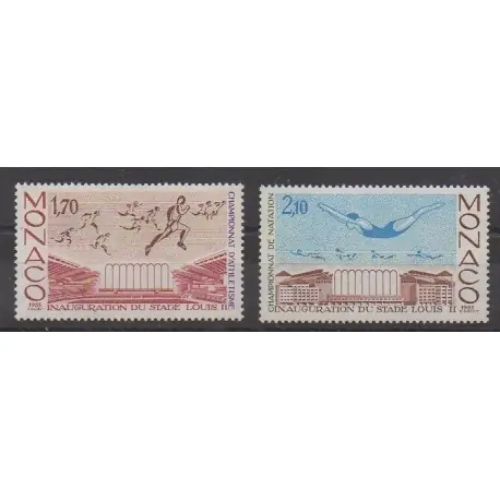 Usine Directe Monaco - 1985 - No 1475/1476 - Sports divers