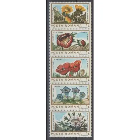 Jusqu’à Épuisement Des Stocks Roumanie - 1983 - No 3470/3474 - Fleurs