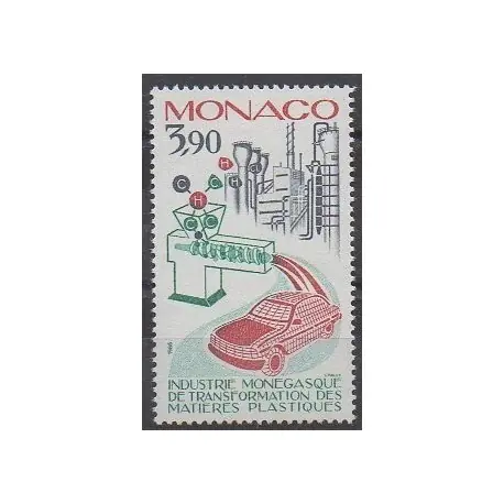 Monaco - 1986 - No 1553 - Sciences et Techniques Réduction