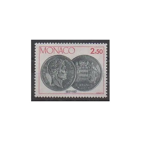 Monaco - 1987 - No 1600 - Monnaies, billets ou médailles Retour Gratuit