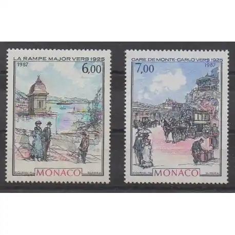 Meilleur Choix Monaco - 1987 - No 1611/1612 - Peinture