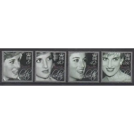 Nouveauté Gibraltar - 2007 - No 1204/1207 - Royauté - Principauté