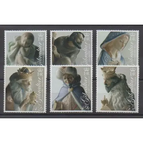 Gibraltar - 2007 - No 1241/1246 - Noël Populaire