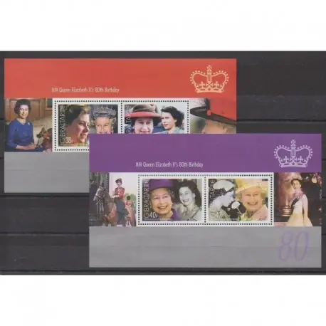 Gibraltar - 2006 - No BF71/BF72 - Royauté - Principauté Nouveauté