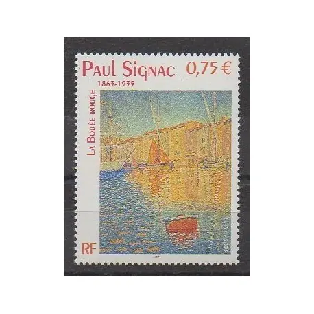 Certifié France - Poste - 2003 - No 3584 - Peinture