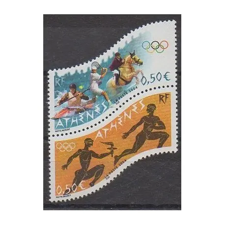 Prix Choc France - Poste - 2004 - No 3686/3687 - Jeux Olympiques d'été