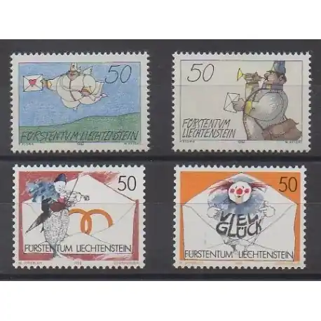 Nouvelle Collection Liechtenstein - 1992 - No 982/985