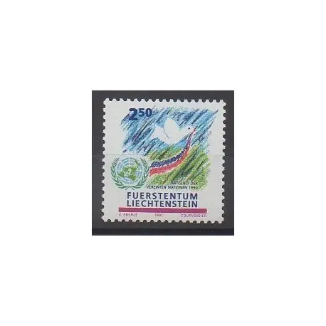 Liechtenstein - 1991 - No 956 - Nations unies Pas Cher