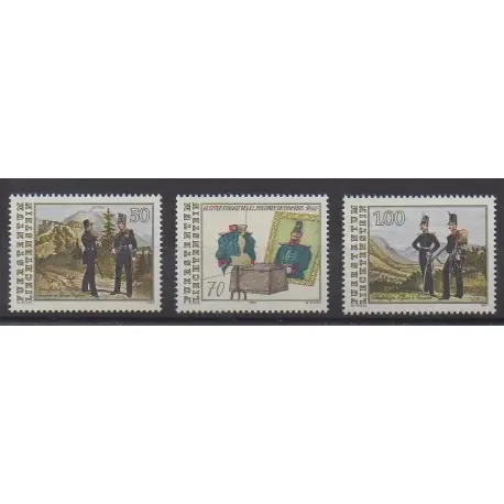 Nouvelle Collection Liechtenstein - 1991 - No 961/963 - Histoire militaire