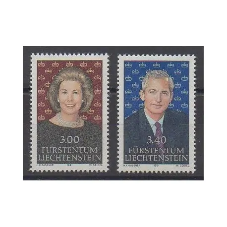 Liechtenstein - 1991 - No 965/966 - Royauté - Principauté Offre Spéciale