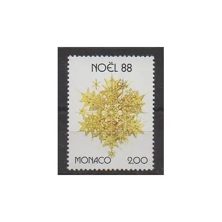 Monaco - 1988 - No 1662 - Noël Achetez Aujourd’hui
