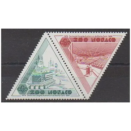 Usine Directe Monaco - 1988 - No 1641/1642 - Monuments