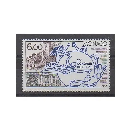 Monaco - 1989 - No 1702 - Service postal Top Qualité