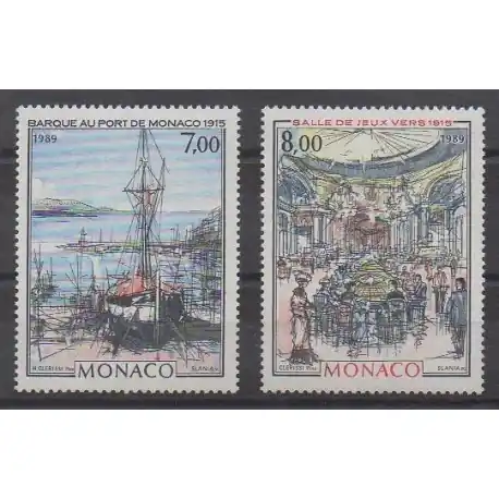 Meilleure Qualité Monaco - 1989 - No 1696/1697 - Peinture