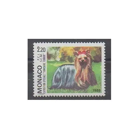 Monaco - 1989 - No 1676 - Chiens Exclusif