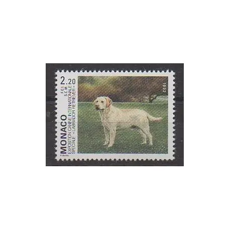 Populaire Monaco - 1992 - No 1813 - Chiens