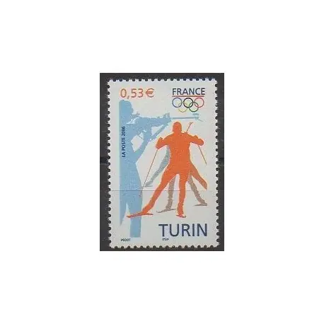 Vente Flash France - Poste - 2006 - No 3876 - Jeux olympiques d'hiver