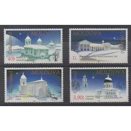 Moldavie - 2001 - No 360/363 - Églises Prix Bas