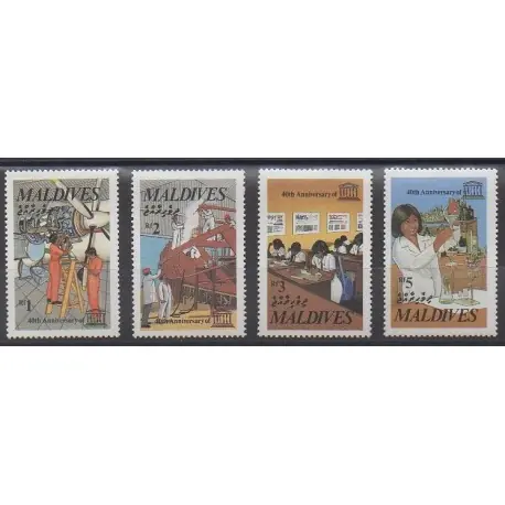 Maldives - 1989 - No 1102/1105 Soldes