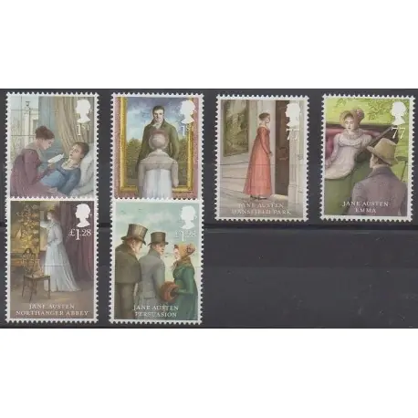 Acheter Direct Grande-Bretagne - 2013 - No 3800/3805 - Littérature