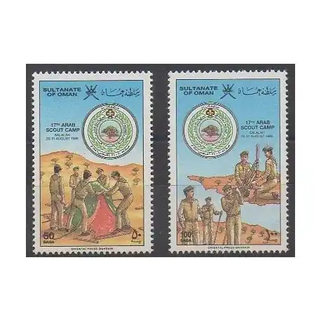 Oman - 1986 - No 279/280 - Scoutisme Premium