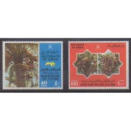 Oman - 1982 - No 224/225 - Arbres Acheter Direct