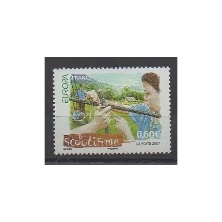 France - Poste - 2007 - No 4049 - Scoutisme - Europa Livraison Mondiale