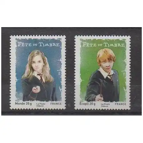 Petit Prix France - Poste - 2007 - No 4025/4026 - Cinéma - Littérature