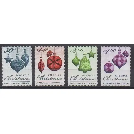Niue - 2014 - No 980/983 - Noël Livraison Mondiale