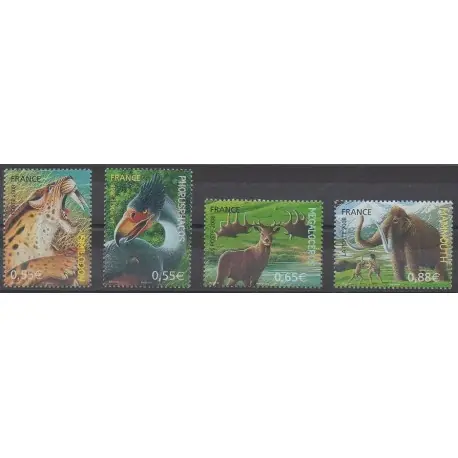 Prix Promo France - Poste - 2008 - No 4175/4178 - Animaux préhistoriques