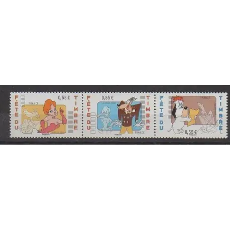 France - Poste - 2008 - No 4146/4148 - Dessins Animés - BD Pas Cher