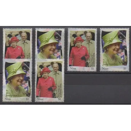 Niue - 2007 - No 878/883 - Royauté - Principauté Retour Gratuit
