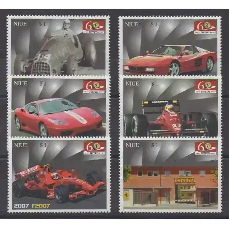 Niue - 2007 - No 899/904 - Voitures Prix Réduit