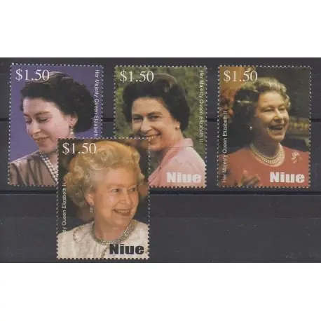 Niue - 2007 - No 839/842 - Royauté - Principauté Vente Flash
