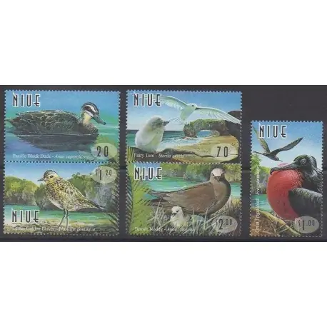 Niue - 1998 - No 685/689 - Oiseaux Usine Directe