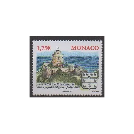 Monaco - 2012 - No 2834 - Royauté - Principauté Expédié Aujourd’hui