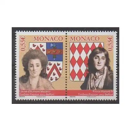 Acheter En Ligne Monaco - 2012 - No 2847/2848 - Royauté - Principauté